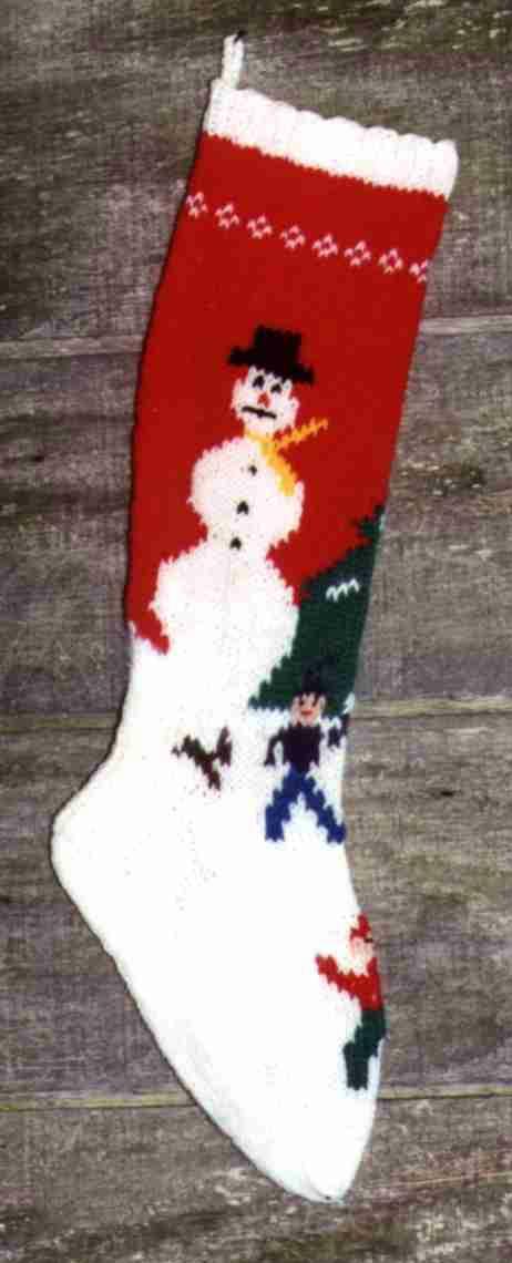 Snowman Stocking